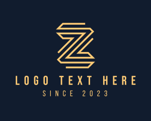 Premium Elegant Monoline Letter Z logo