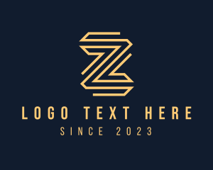 Premium Elegant Monoline Letter Z logo design