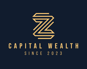 Premium Elegant Monoline Letter Z logo