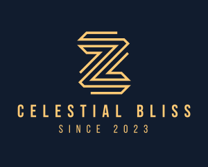 Premium Elegant Monoline Letter Z logo design