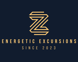 Premium Elegant Monoline Letter Z logo design