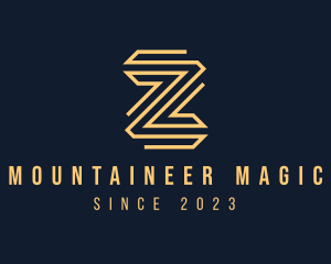 Premium Elegant Monoline Letter Z logo design