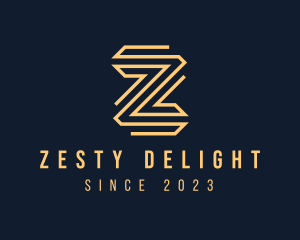 Premium Elegant Monoline Letter Z logo design