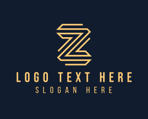 Elegant Monoline Letter Z Logo