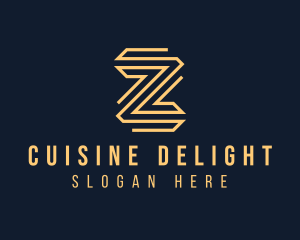 Elegant Monoline Letter Z logo design