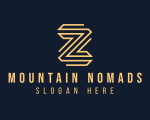 Elegant Monoline Letter Z logo design