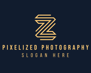 Elegant Monoline Letter Z logo design