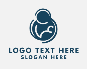 Gynecology - Baby Breast Pump logo design