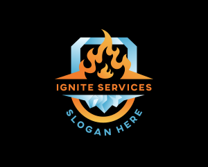 Flame Ice Shield logo