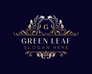 Luxury Botanical Boutique logo design