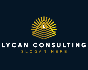 Pyramid Triangle Company logo design