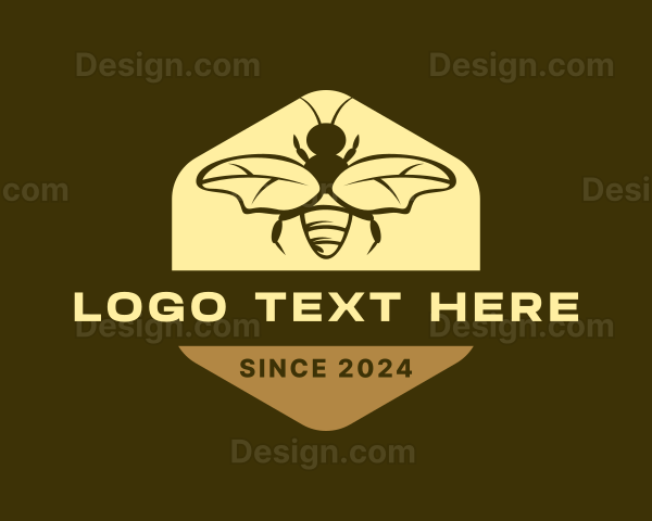 Hexagon Bee Hive Logo