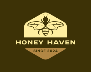 Hexagon Bee Hive logo