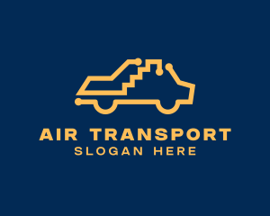 Taxi Cab Transport logo design