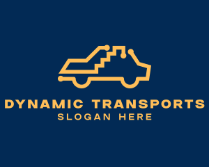 Taxi Cab Transport logo design