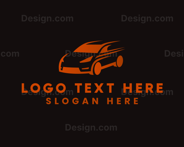 Fast Car Automobile Logo