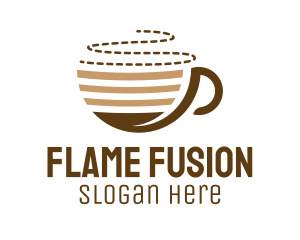 Hot Coffee Cup logo