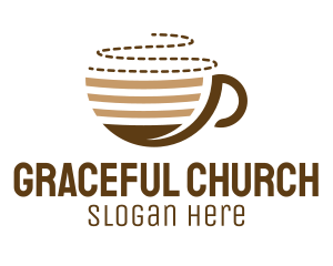 Hot Coffee Cup logo