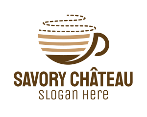 Hot Coffee Cup logo design