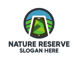 Nature Scenery Mobile logo design