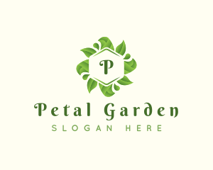 Organic Natural Leaves logo design