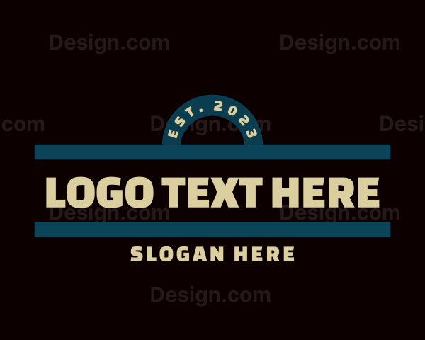 Basic Banner Wordmark Logo