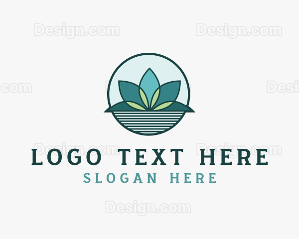 Lotus Flower Wellness Logo