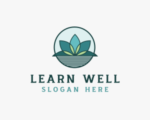 Lotus Flower Wellness logo design