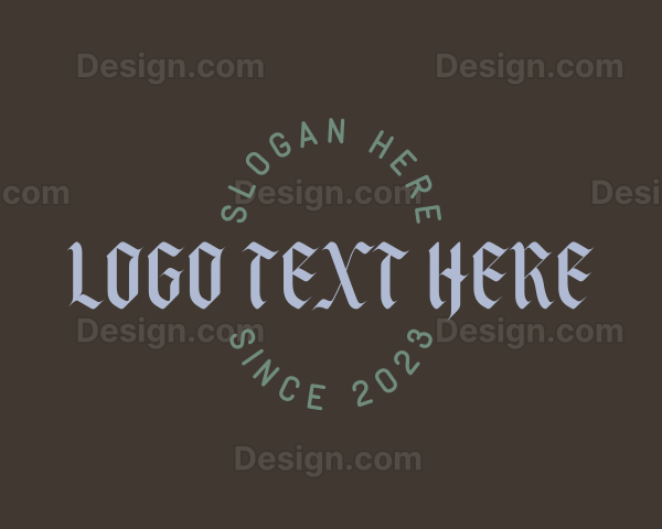 Gothic Apparel Business Logo