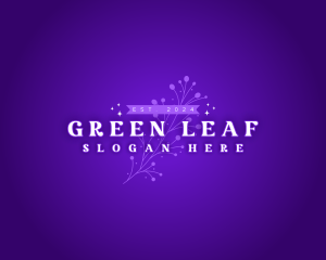 Dainty Herbal Leaf logo design