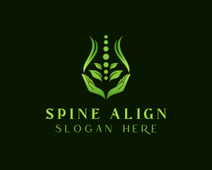 Organic Back Massage logo design