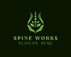 Organic Back Massage logo design