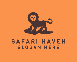 Wild Lion Safari logo design