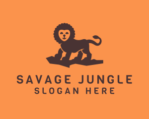 Wild Lion Safari logo design