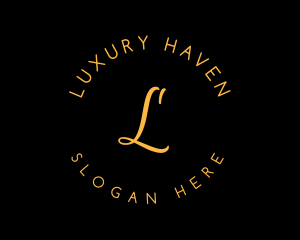 Luxurious Boutique Brand logo design