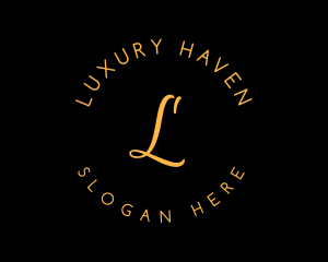 Luxurious Boutique Business logo design