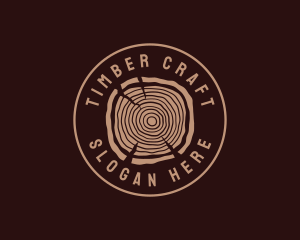 Hipster Timber Wood  logo design