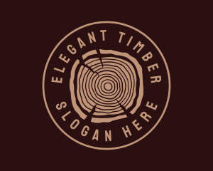 Hipster Timber Wood  logo