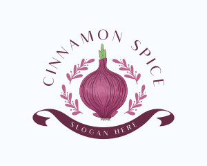 Natural Onion Spice logo design