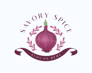 Natural Onion Spice logo design