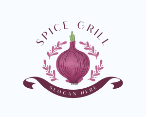 Natural Onion Spice logo design