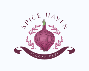 Natural Onion Spice logo design
