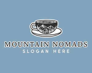 Outdoor Campsite Cafe  logo design