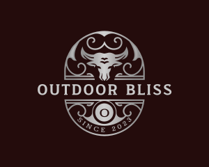 Bison Bull Ranch logo design