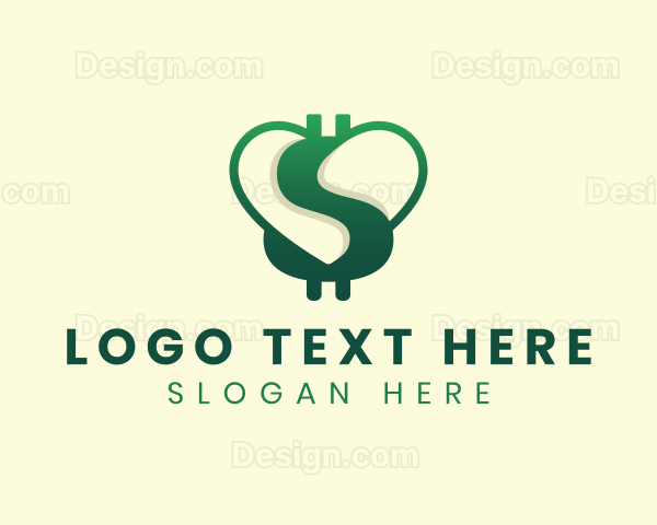 Dollar Heart Savings Logo