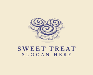 Cinnamon Roll Bread logo design