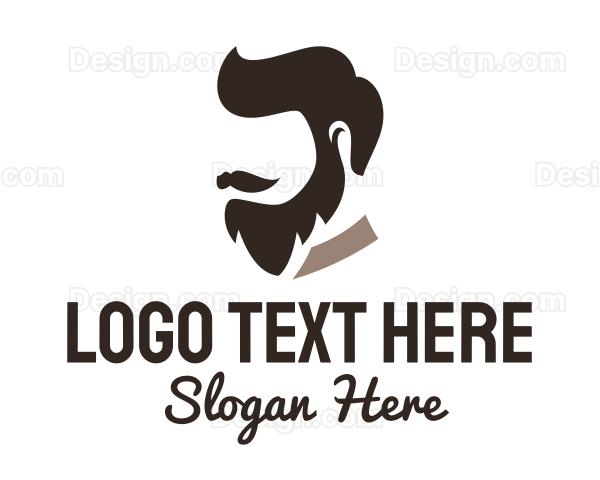 Male Hair Grooming Logo