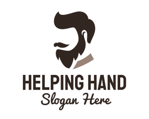 Male Hair Grooming Logo