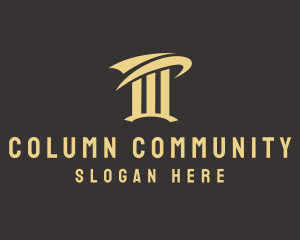 Construction Column Structure logo