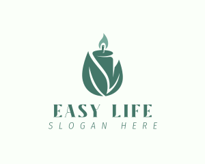 Eco Light Candle logo design